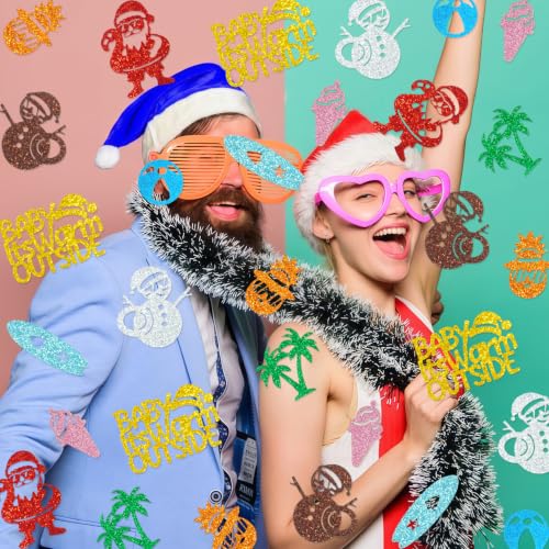 Tropical Holiday Confetti - Summer Christmas Table Scatter for Beach Parties
