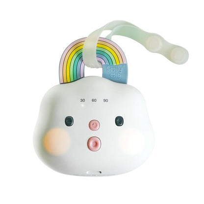 Baby Sound Machine - Portable White Noise Device with 14 Soothing Sounds & Night Light | Rechargeable with 3 Timer Settings