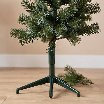 Christmas Tree Height Extender Metal Riser Pole with Screws - Green