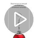 200 Pack Clear Acrylic Silver Ornament Hooks for Christmas Tree Decorations - 3 Inch Wire Hangers