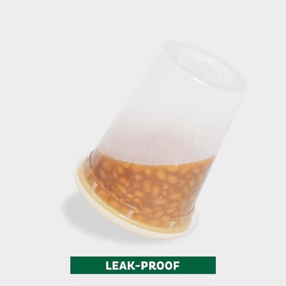 Freshware Food Storage Containers - Leakproof, BPA-Free Deli Containers | 20 Sets of 8/16/32 oz
