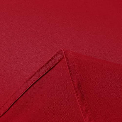 Sancua Rectangle Tablecloth 60 x 102 Inch - Christmas Red, Polyester