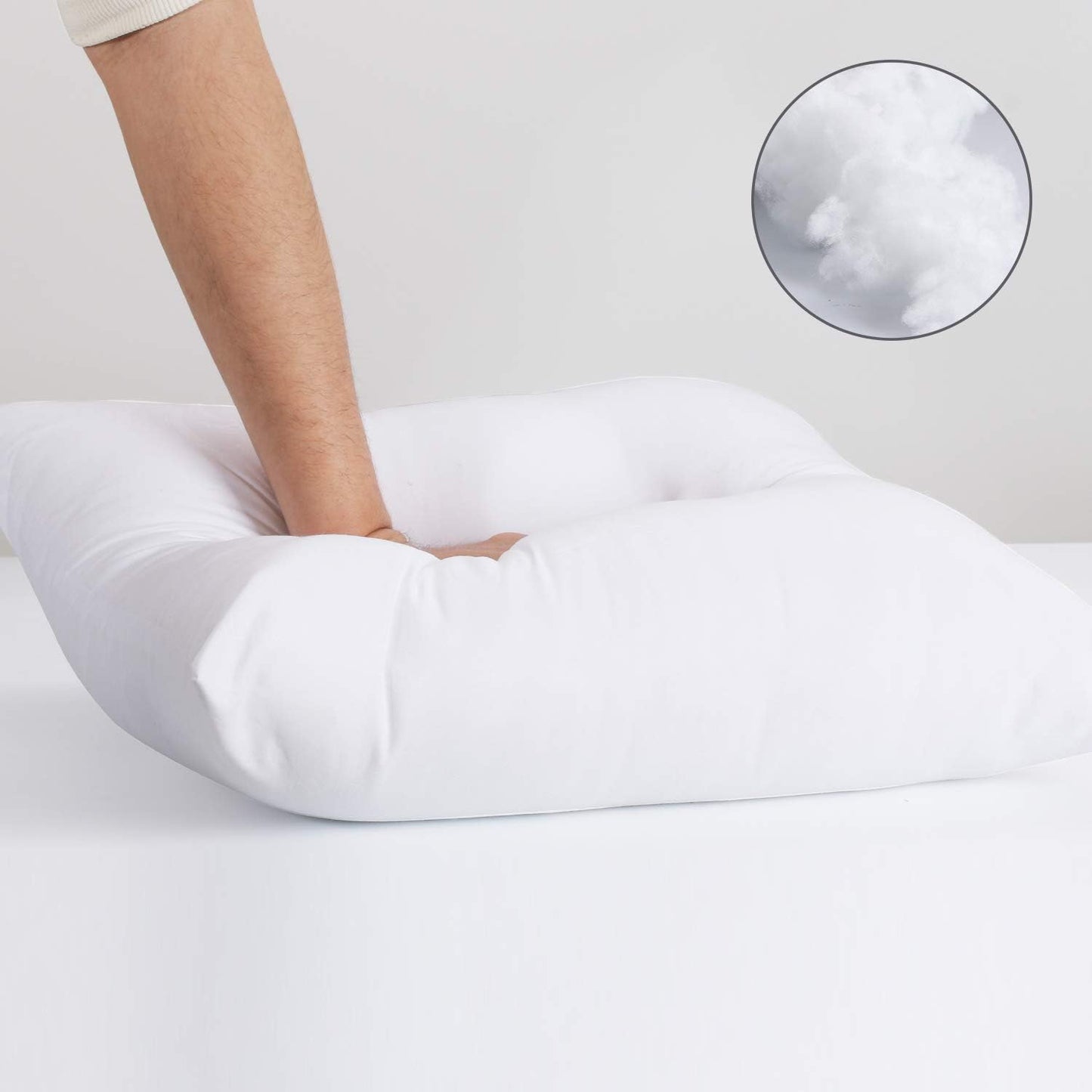 Calibrate Timing Pillow Inserts - Hypoallergenic Down Alternative Cushion | Set of 4, 18 x 18 Inches