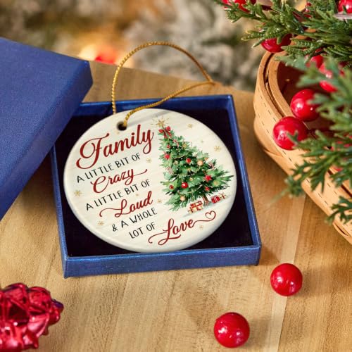 Family Ornament, Family Christmas Ornament 2026 - Variation 01