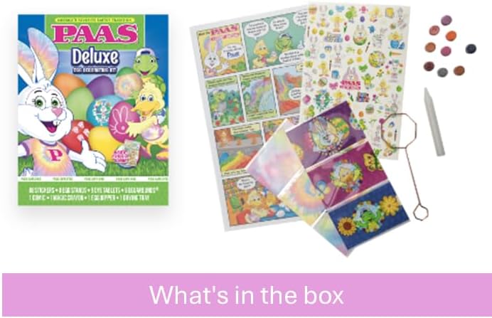 PAAS Deluxe Easter Egg Decorating Kit - Create Beautiful Eggs for Your Family Tradition