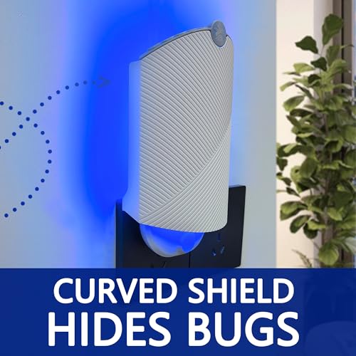 Indoor Flying Insect Trap with UV Light & Refill Cartridges - Mosquito, Fruit Fly, Gnat Catcher