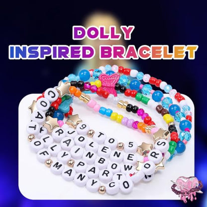 Dolly Costume Jewelry Gift Set - 5 Pcs Inspired Bracelets for Costumes