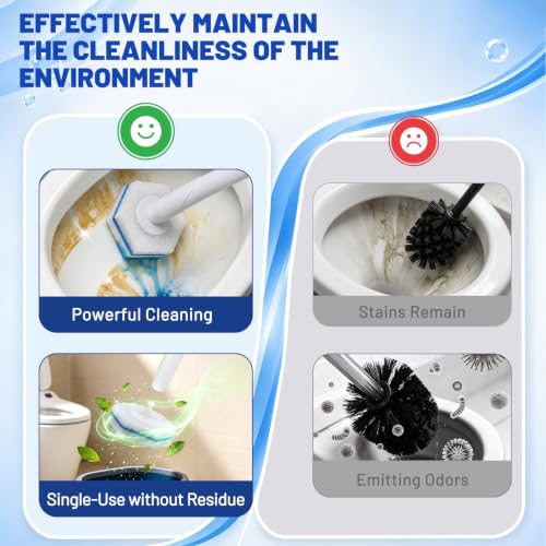 Toilet Wand Refills Double Concentration Blue-Fresh 20 Count for Clorox Toilet Wand