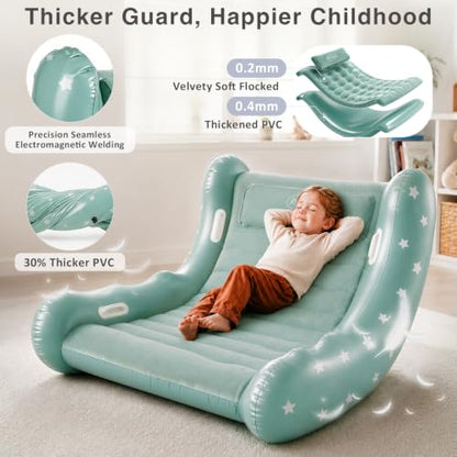 Inflatable Sensory Chair for Kids with Auto-Inflation, Bouncing & Calming Support