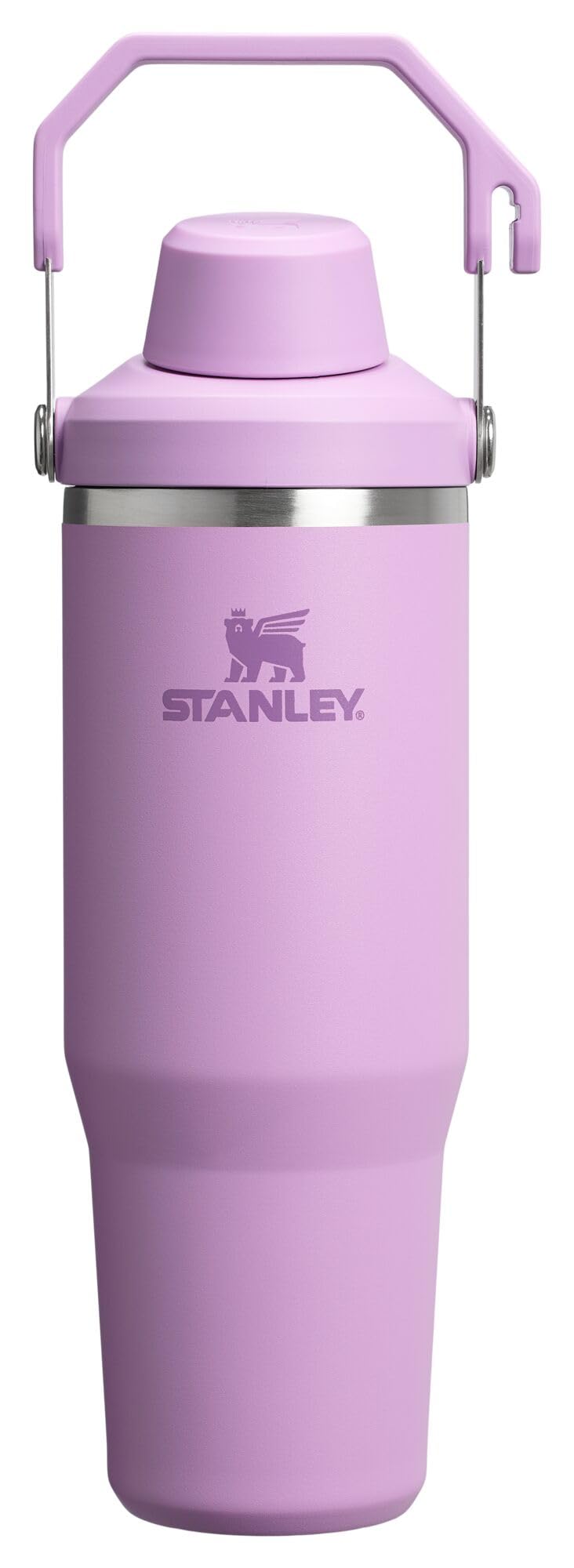 Stanley IceFlow 2.0 Fast Flow Tumbler with Handle 30 oz | Twist On Angled Spout Lid | Leakproof Water Bottle | Insulated Stainless Steel | BPA-Free | Lilac