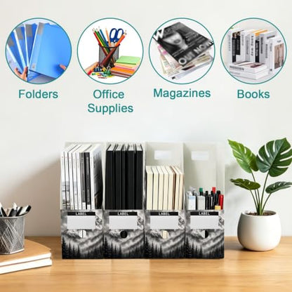 Emelivor Mountain Forest Desk Organizer Magazine File Holder - Variation 3