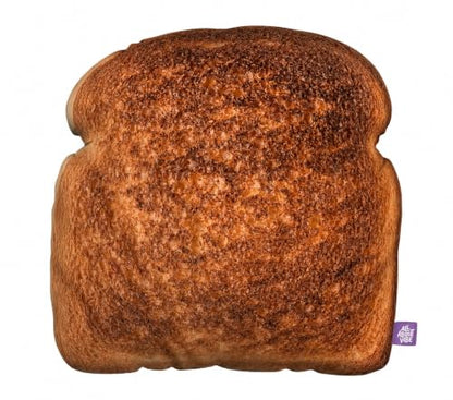 Large 26-Inch Toast Pillow - Realistic 3D Novelty Food Decor, All About Vibe