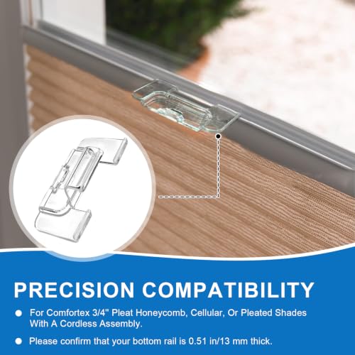 Cordless Shade Handle for Honeycomb Cellular & Pleated Shades - 3/4"