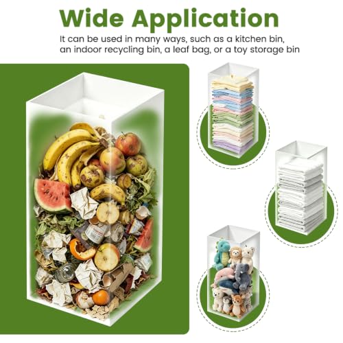 Disposable Pop-Up Cardboard Trash Cans for Parties 13-Gallon - Set of 3