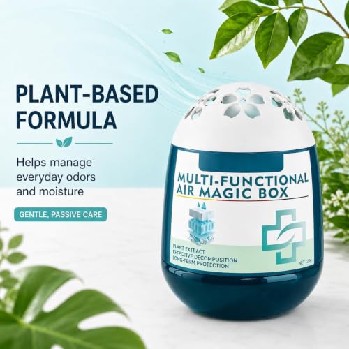 Passive Air Purifier with Natural Plant Extracts for Dust Odor Removal