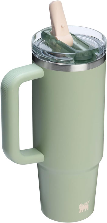 STANLEY Quencher ProTour 30 oz Tumbler - Leakproof Lid, Built-In Straw & Handle | Insulated, BPA-Free | Lichen