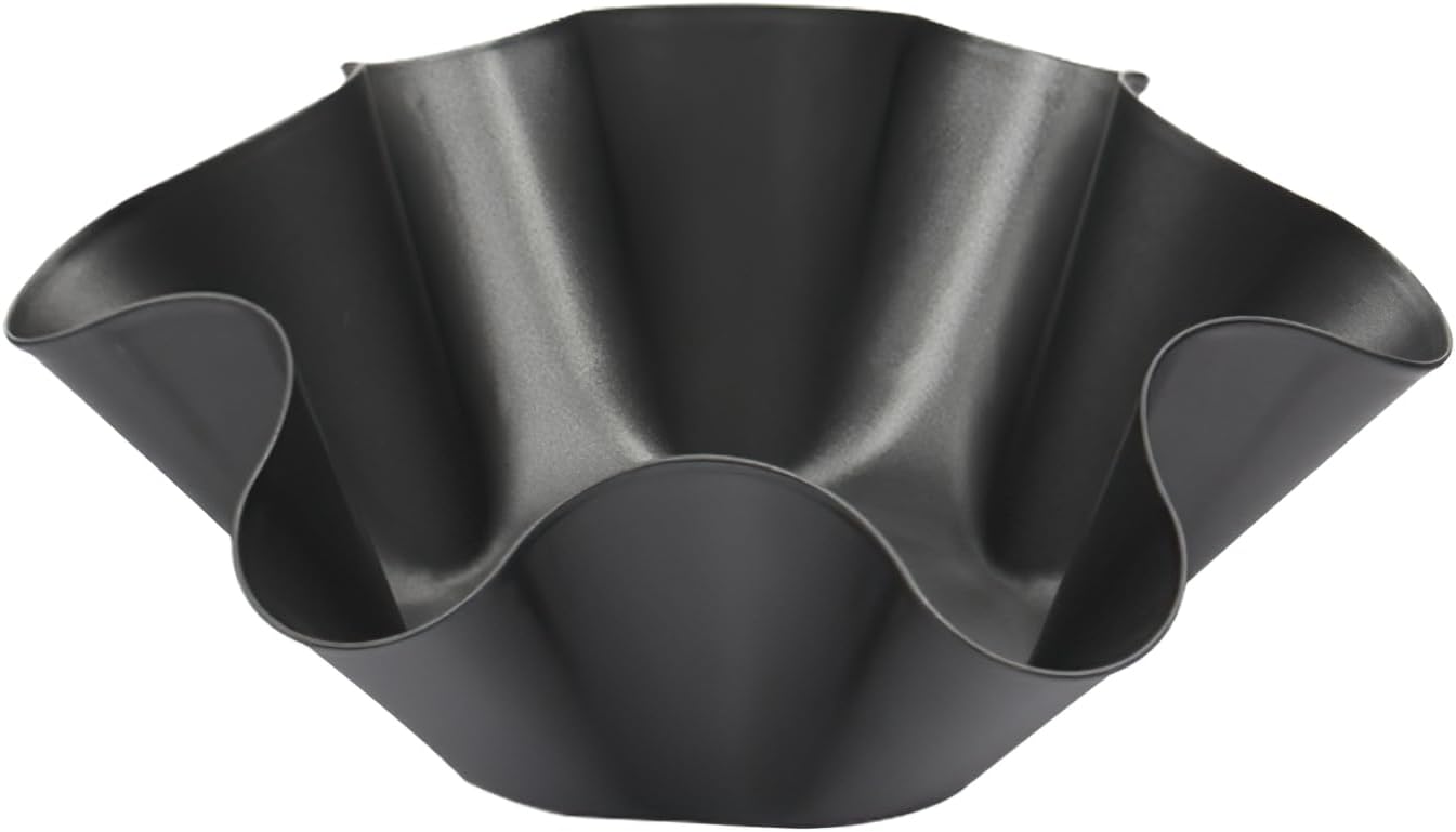 Skiennix 2 Pack Nonstick Taco Shell Bowls - Large Carbon Steel Tortilla Maker for Baking & Frying