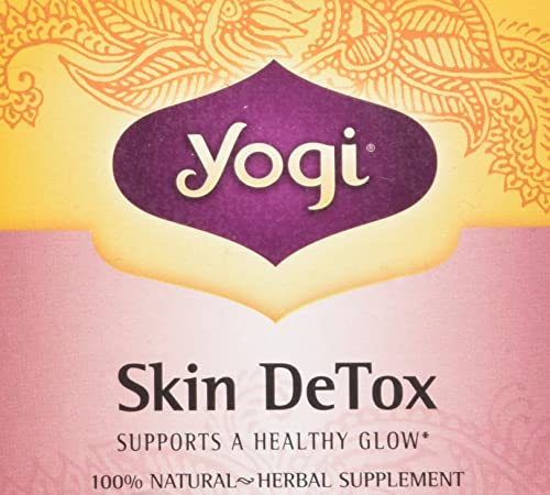 Yogi Herbal Tea, Skin Detox 16 Count (Pack of 3)