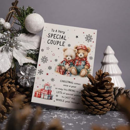 Christmas Card for Couples - Sweet Holiday Greeting Card with Heartfelt Message - To a Very Special Couple