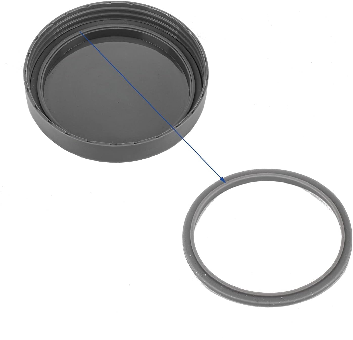Nutribullet Replacement Lids - 4PCS BPA-Free Resealable Blender Cup Lids for 600W & 900W