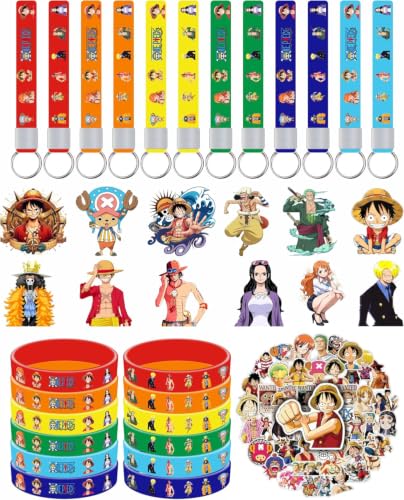 86Pcs One Piece Luffy Themed Birthday Party Supplies Gift Set
