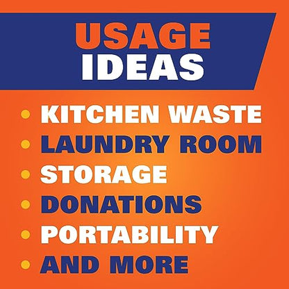 Hefty Ultra Strong Tall Kitchen Trash Bags, Clean Burst Scent, 13 Gallon, 40 Count