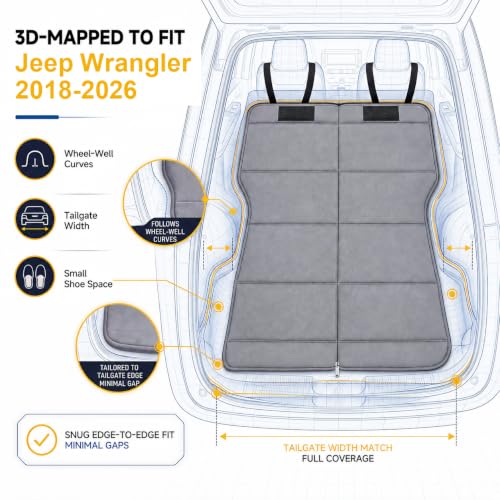 For Jeep Wrangler 2018-2026 Car Mattress Non-Inflatable Bed - MGRFTOX