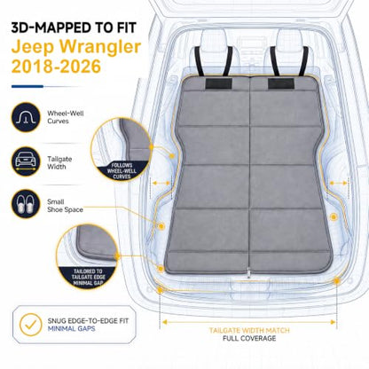 For Jeep Wrangler 2018-2026 Car Mattress Non-Inflatable Bed - MGRFTOX