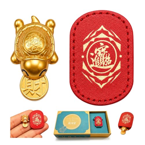 Lucky Golden Turtle Feng Shui Amulet for Wealth & Prosperity