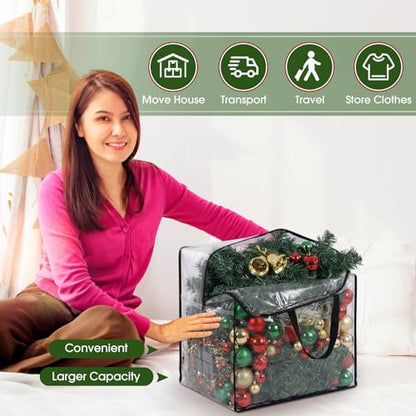 Simgoing Large Christmas Tree & Garland Storage Bags - 7.5 Ft Tree & Square Variations
