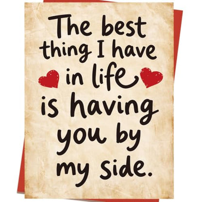 Romantic Anniversary Valentine’s Day Card for Couples - Variation SK-242