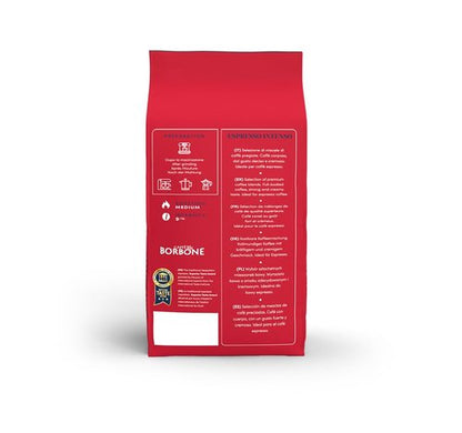 Caffè Borbone Whole Bean Coffee - Medium Roast Robusta Blend | Strong & Creamy Espresso, 2.2 lb Bag