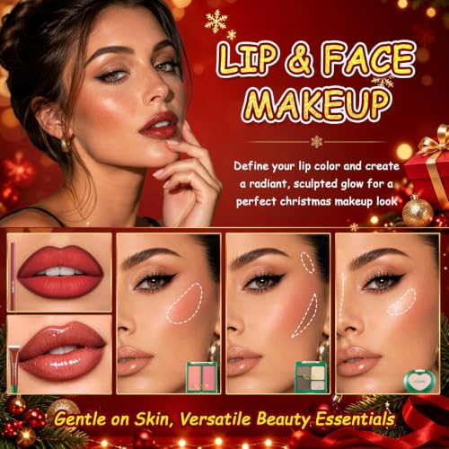 24-Piece Makeup Advent Calendar for Women Teens Holiday Gift Set