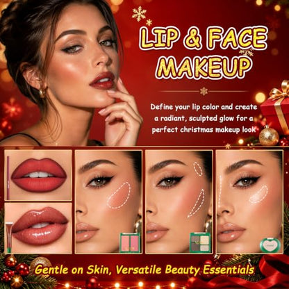 24-Piece Makeup Advent Calendar for Women Teens Holiday Gift Set