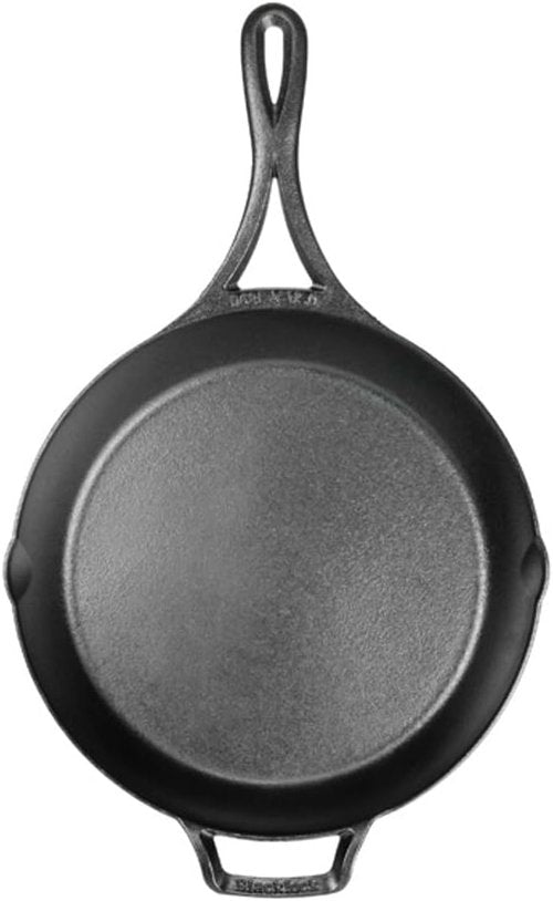 Lodge Blacklock 10.25" Cast Iron Skillet - Triple Seasoned - Lightweight & Easy Cleanup Cookware
