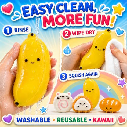 Christmas Kawaii Squishy Advent Calendar for Kids - Multicolor 24 Surprises