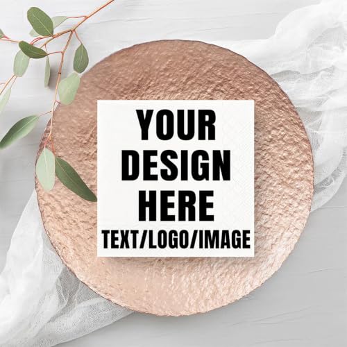 Personalized Cocktail Napkins with Logo for Parties and Events