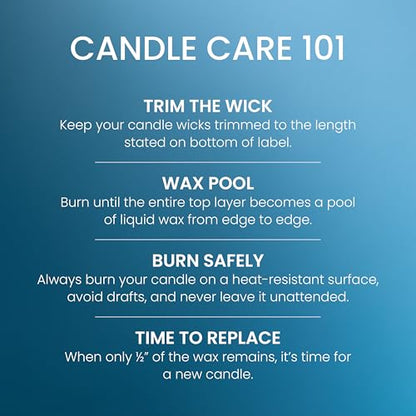 Yankee Candle Mid Summer's Night, Scented Candle, 22oz Large Jar with up to 150 Hour Burn, Giftable
