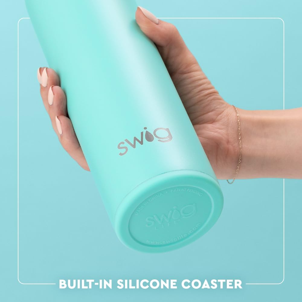 Swig Life 26oz Insulated Water Bottle - Travel-Friendly Design with Straw & Lid | Good Vibrations Color