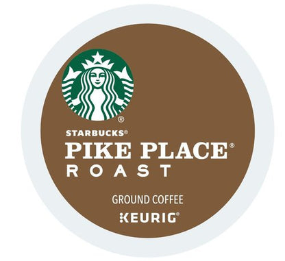 Starbucks Pike Place single serve capsules for Keurig K-Cup pod brewers, 24 Count (Pack of 3)