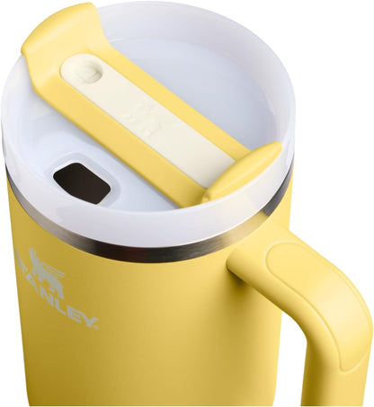 STANLEY Quencher H2.0 Tumbler - 40 oz Insulated Stainless Steel Cup with Handle & Straw | BPA-Free Daffodil