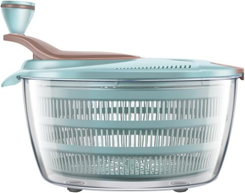 Brigii Salad Spinner - 4.24 Quart Lettuce Dryer with Double Drainage Holes for Fresh Greens & Veggies