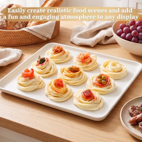 Artificial Pasta Props Set - 9 Decorative Food Models for Display and Craft
