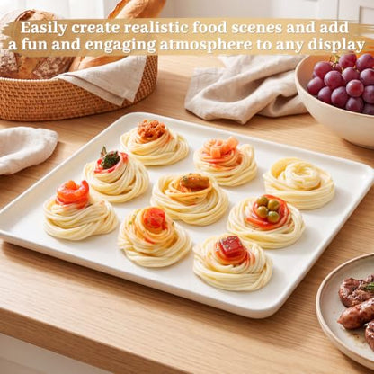 Artificial Pasta Props Set - 9 Decorative Food Models for Display and Craft