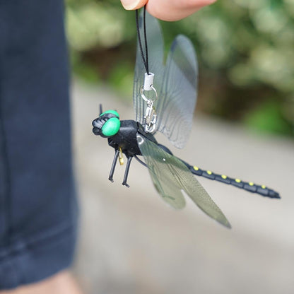 Skiennix 10pcs Artificial Dragonfly Clips - Realistic Bug Repellent Hat Accessories for Garden Decor