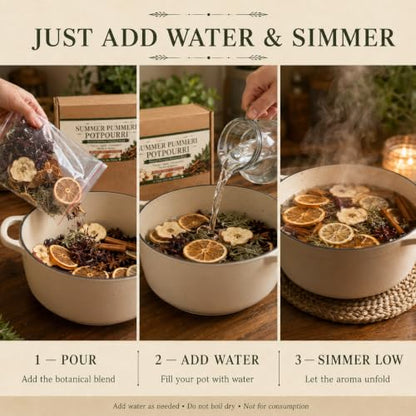 Simmer Pot Potpourri with Dried Citrus & Spices - Orange Variation
