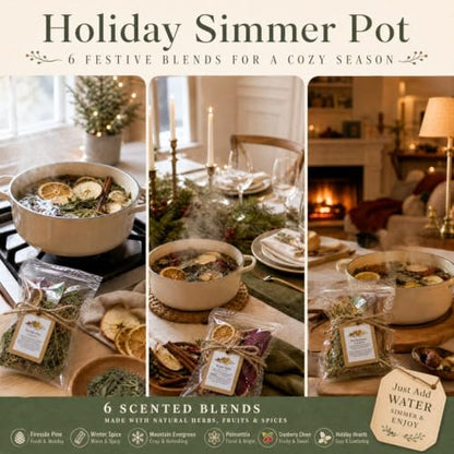 Blessing Simmer Pot Mix Kit - Fall Fragrance Gift Set with Botanicals