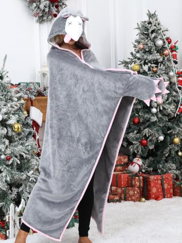 Possum Gifts for Women Cozy Wearable Blanket Hoodie - Funny Christmas Gift