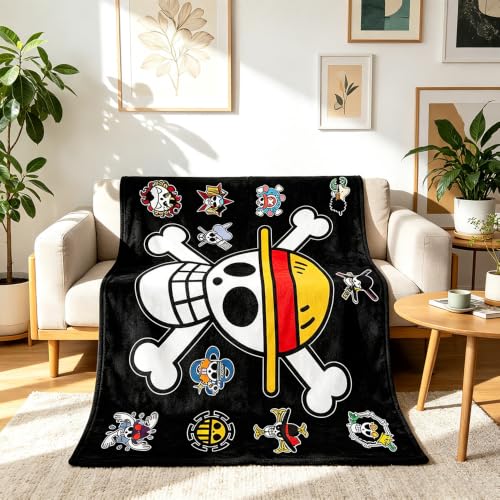 Anime Flannel Blanket for Fans 50x60 Inches Soft Cozy Gift
