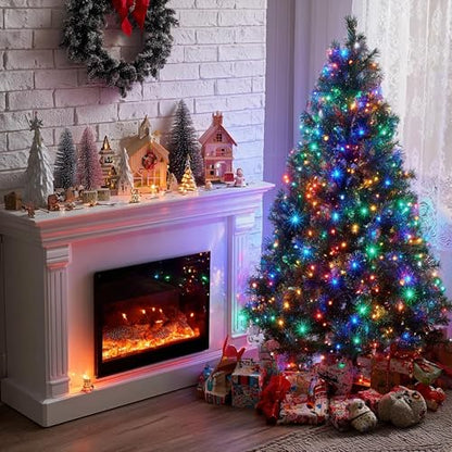 Multicolor Battery Operated Outdoor String Lights 50 LED 16FT Christmas Lights with 8 Modes